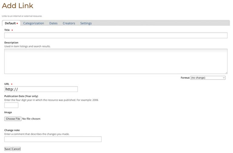 Add Link image for help.